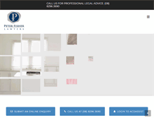 Tablet Screenshot of peterfisher.com.au